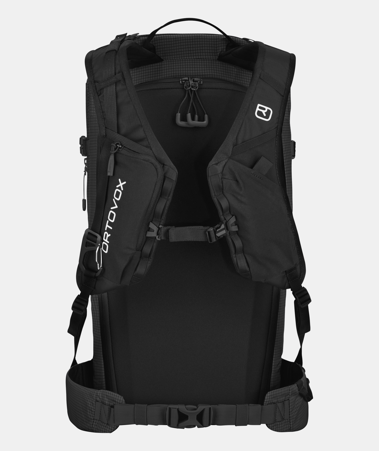 Ski vest backpack top